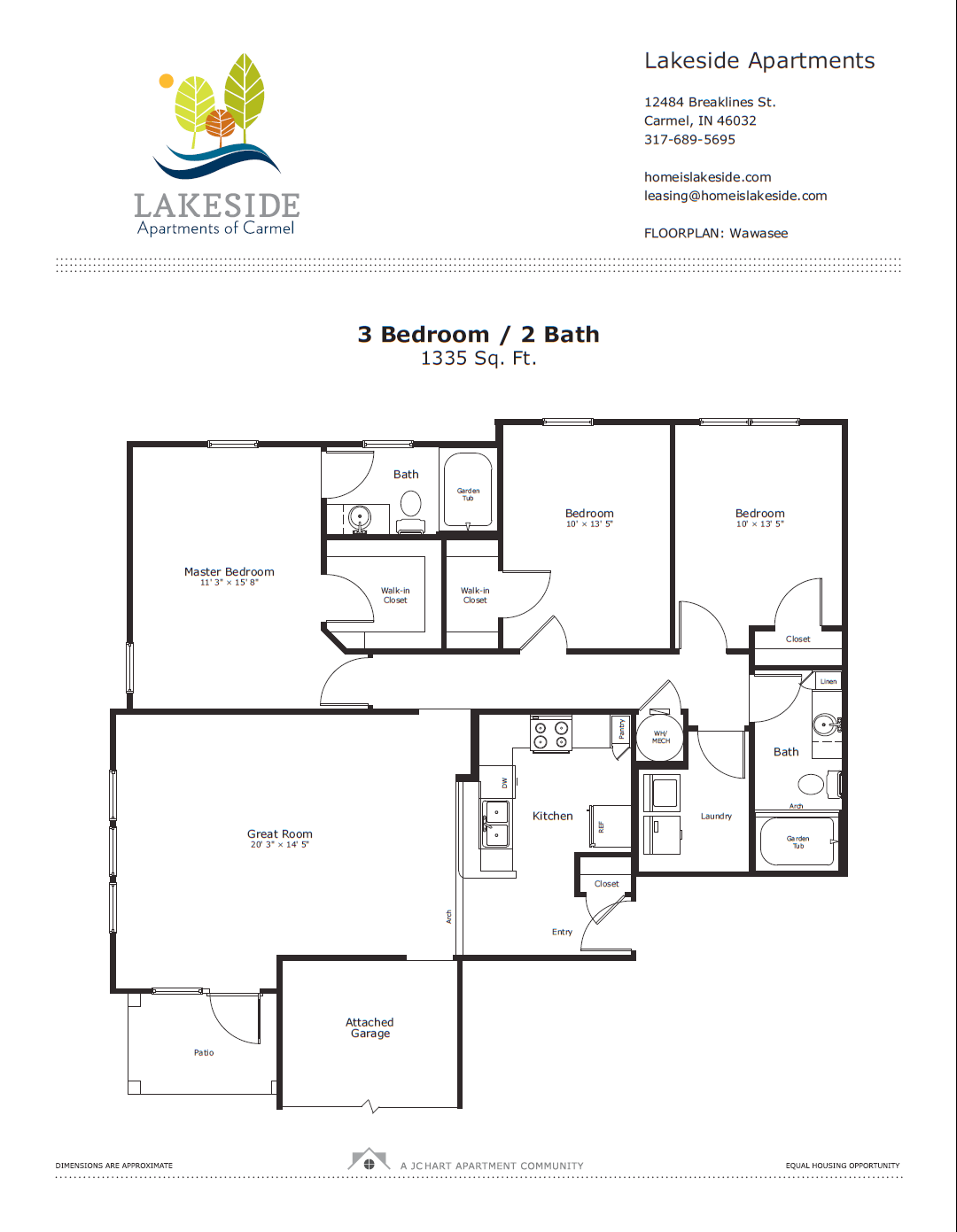 Wawasee floor plan Wawasee floor plan
